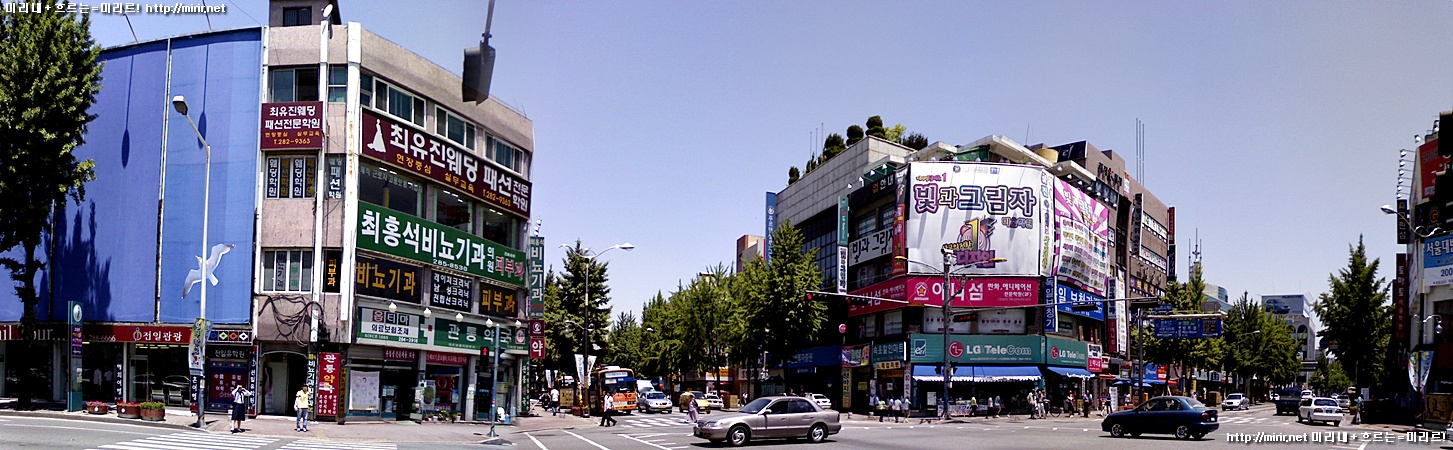 전주 충경로사거리(관통로사거리) 파노라마, 2008년 5월 31일
