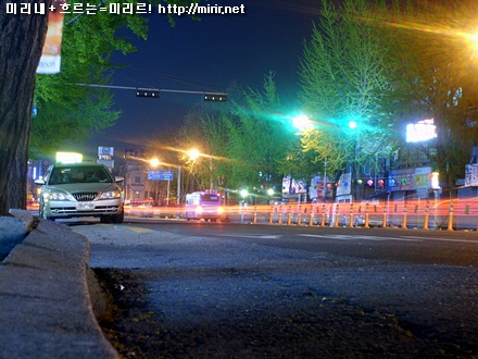 전주 팔달로변 야경